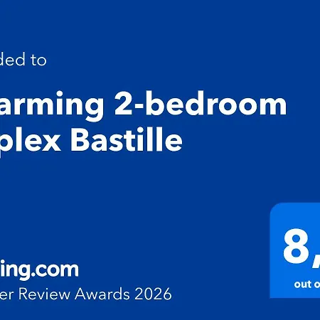 Charming 2-bedroom Duplex Bastille *