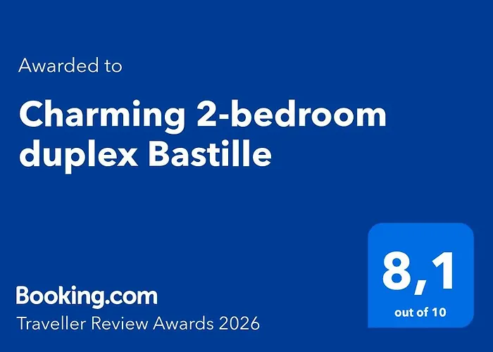 Charming 2-bedroom Duplex Bastille *